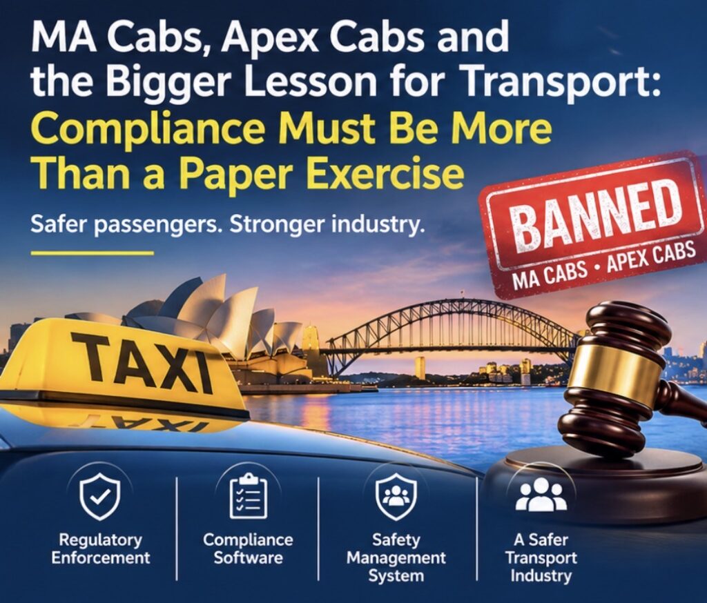 MA Cabs and Apex Cabs Banned Why Transport Operators Taxi ODBS need robust compliance software and a documented safety management system